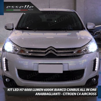 Kit Full LED Coppia H7 Ultra Compatta 6000 Lumen Anabbaglianti Per CITROEN C4 AIRCROSS Kit Full LED Coppia H7 Ultra Compatta 6000 Lumen Anabbaglianti Per CITROEN C4 AIRCROSS