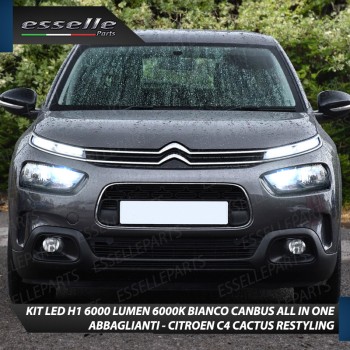 Kit Full LED coppia H1 - ULTRA COMPATTA - 6000 LUMEN abbaglianti per CITROEN C4 CACTUS RESTYLING