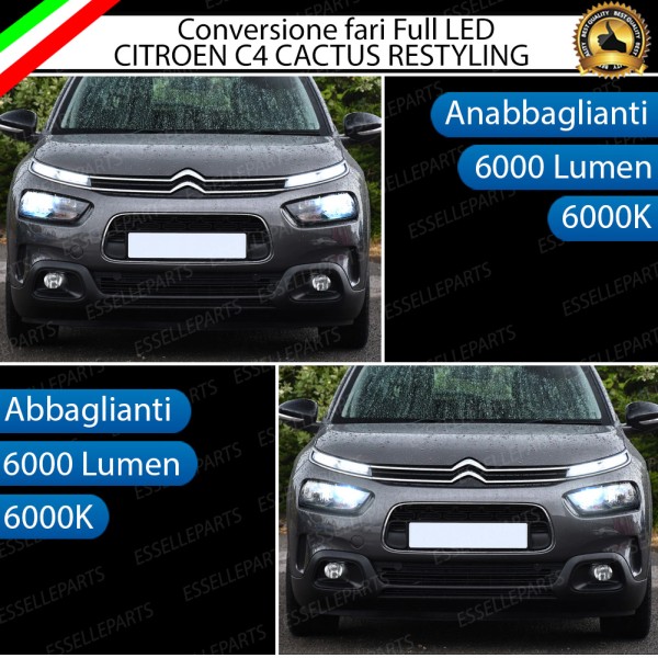 Conversione Fari Full LED per CITROEN C4 CACTUS RESTYLING