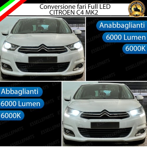 Conversione Fari Full LED per CITROEN C4 MK2 RESTYLING