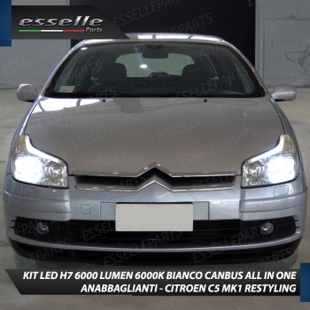 Kit Full LED Coppia H7 Ultra Compatta 6000 Lumen Anabbaglianti Per CITROEN C5 MK1 RESTYLING Kit Full LED Coppia H7 Ultra Compatta 6000 Lumen Anabbaglianti Per CITROEN C5 MK1 RESTYLING