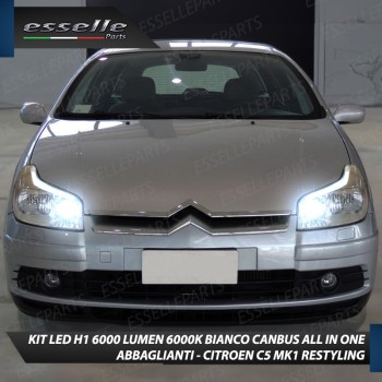 Kit Full LED coppia H1 - ULTRA COMPATTA - 6000 LUMEN abbaglianti per CITROEN C5 MK1 RESTYLING Kit Full LED coppia H1 - ULTRA COMPATTA - 6000 LUMEN abbaglianti per CITROEN C5 MK1 RESTYLING