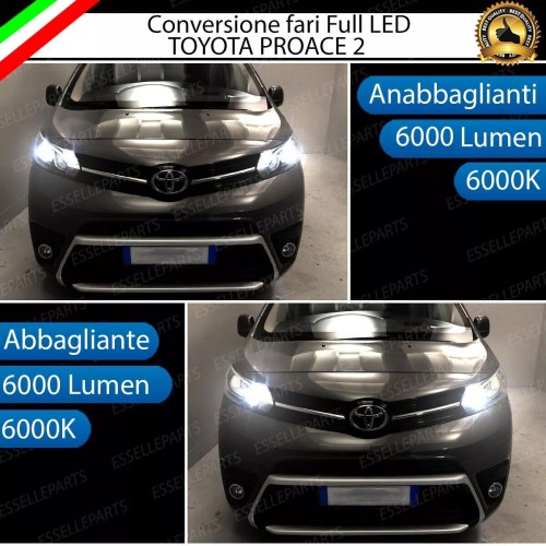 Conversione fari full LED Anabbaglianti Abbaglianti Toyota Proace II / Proace Verso