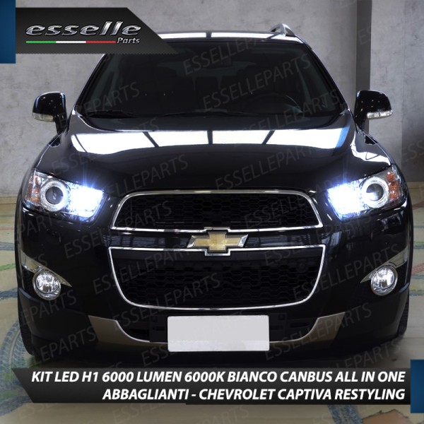 Kit Full LED coppia H1 - ULTRA COMPATTA - 6000 LUMEN abbaglianti per CHEVROLET CAPTIVA RESTYLING
