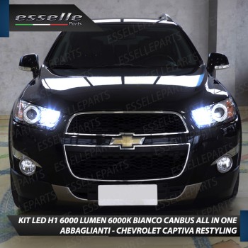 Kit Full LED coppia H1 - ULTRA COMPATTA - 6000 LUMEN abbaglianti per CHEVROLET CAPTIVA RESTYLING
