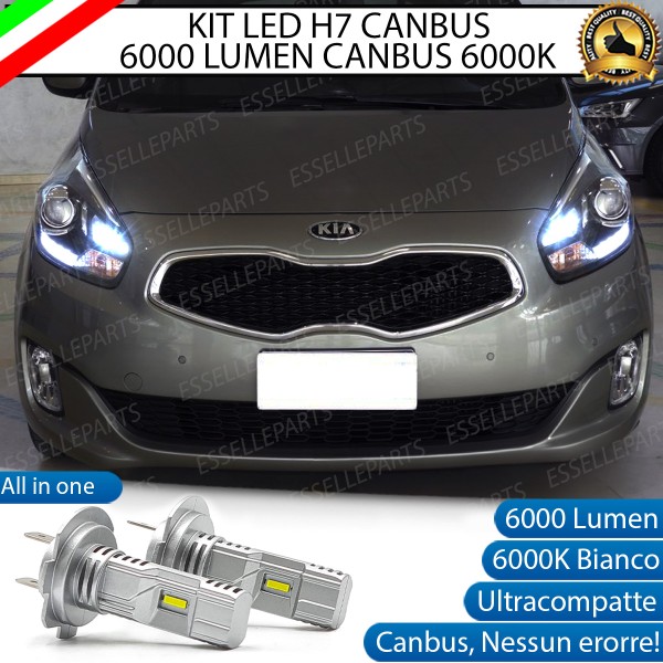Kit Full LED coppia H7 6000 LUMEN Abbaglianti Specifici per KIA CARENS MK4