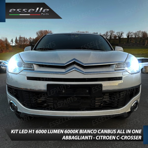 Kit Full LED coppia H7 6000 LUMEN Abbaglianti Specifici per CITROEN C-CROSSER