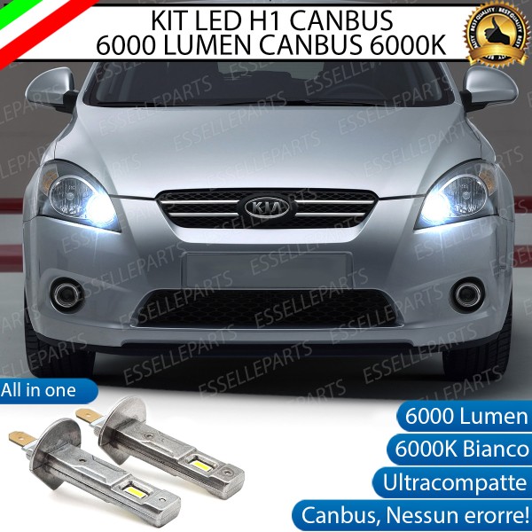 Kit Full LED coppia H1 - ULTRA COMPATTA - 6000 LUMEN abbaglianti per KIA CEED PRO CEED MK1