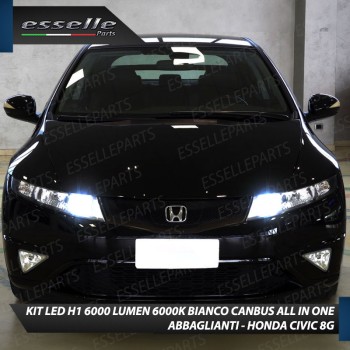 Kit Full LED coppia H1 - ULTRA COMPATTA - 6000 LUMEN abbaglianti per HONDA CIVIC 8G Kit Full LED coppia H1 - ULTRA COMPATTA - 6000 LUMEN abbaglianti per HONDA CIVIC 8G
