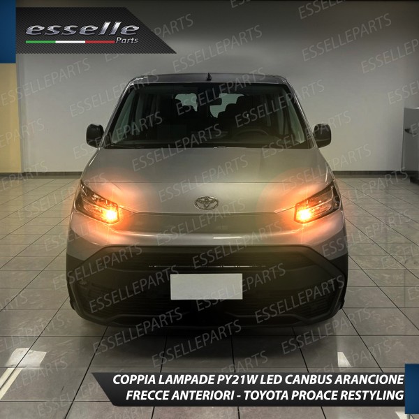 Coppia Frecce Anteriori PY21W 35 LED Canbus TOYOTA PROACE CITY Restyling
