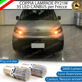 Coppia Frecce Anteriori PY21W 35 LED Canbus TOYOTA PROACE CITY Restyling
