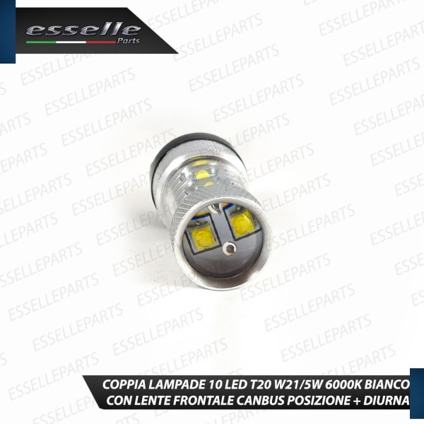Coppia lampade T20 Luci di Posizione/Diurne 10 LED T20 TOYOTA PROACE CITY Restyling