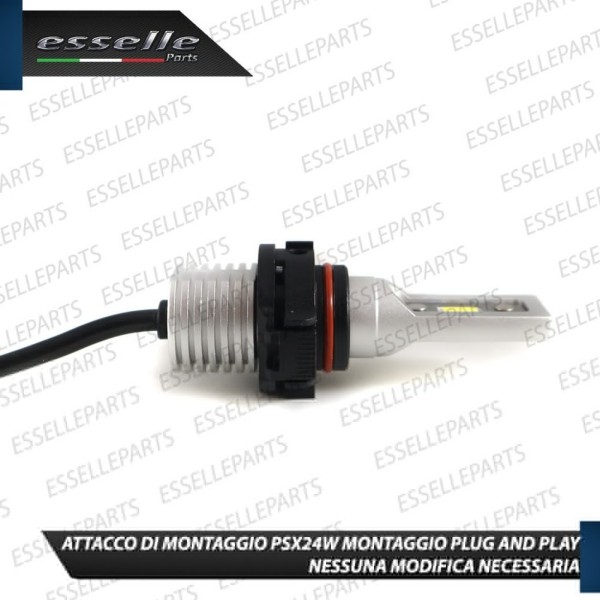 Coppia Lampade PSX24W 1800 Lumen 6000K Canbus Fendinebbia Chevrolet Captiva Restyling