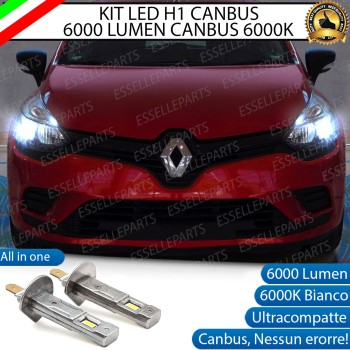 Kit Full LED coppia H1 - ULTRA COMPATTA - 6000 LUMEN abbaglianti per RENAULT CLIO MK4