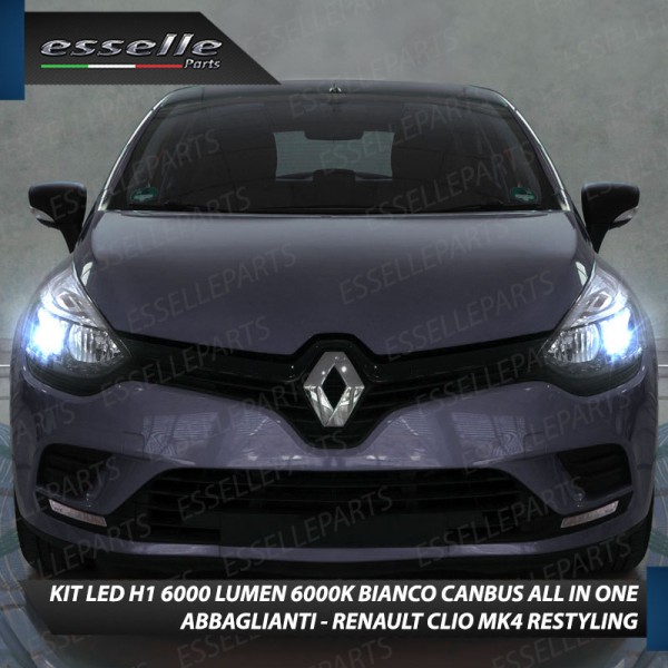 Kit Full LED coppia H1 - ULTRA COMPATTA - 6000 LUMEN abbaglianti per RENAULT CLIO MK4 RESTYLING