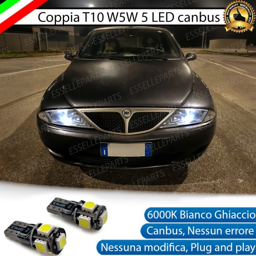 Luci posizione T10 W5W 5 LED Canbus Lancia Y