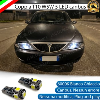 Luci posizione T10 W5W 5 LED Canbus Lancia Y