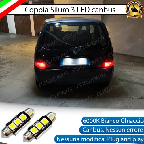 Luci Targa 3 LED Canbus 6000K per LANCIA Y