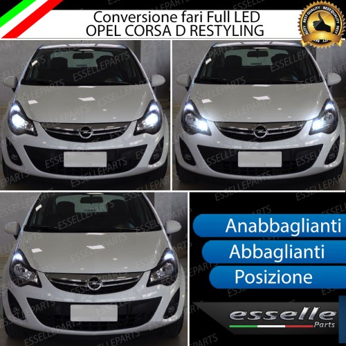 Conversione Fari Full LED per OPEL CORSA D RESTYLING