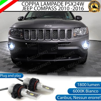 Lampade 1800 LUMEN PSX24W fendinebbia JEEP COMPASS I