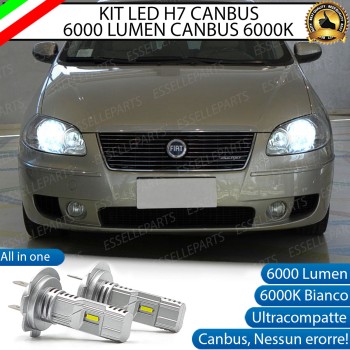 Kit Full LED Coppia H7 Ultra Compatta 6000 Lumen Anabbaglianti Per FIAT CROMA