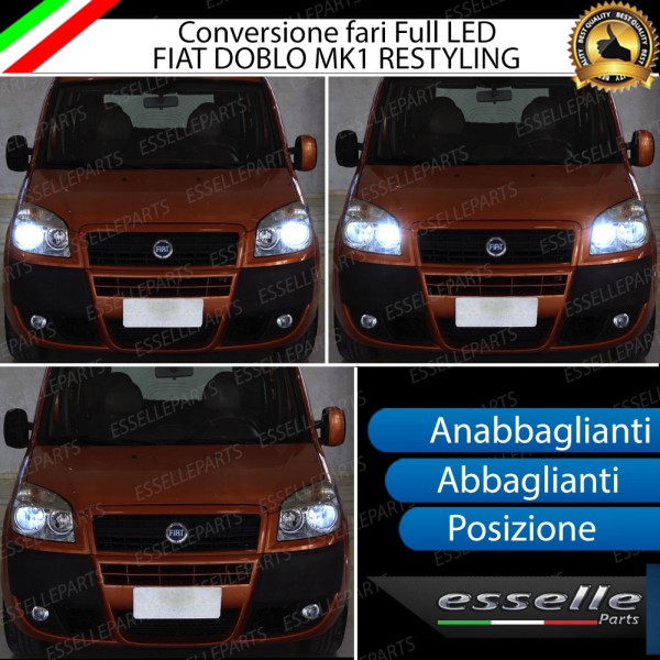 Conversione Fari Full LED per FIAT DOBLO MK1 RESTYLING
