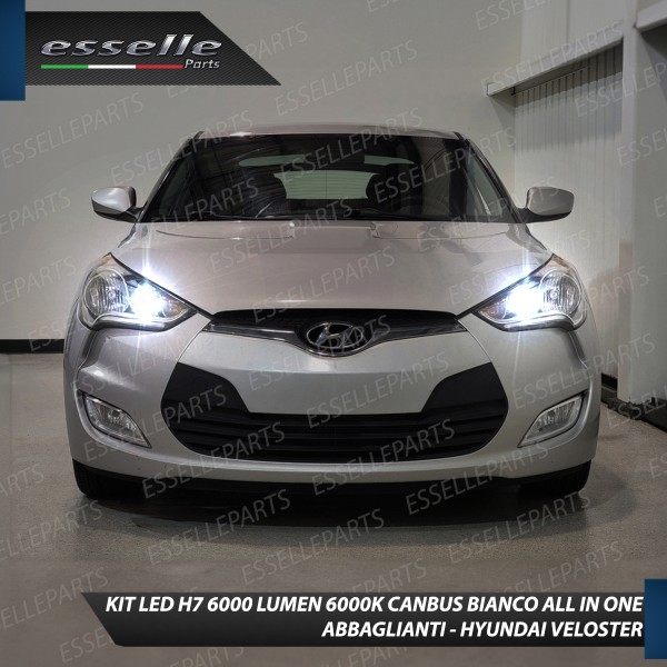 Conversione Fari Full LED per Hyundai Veloster con fari a parabola