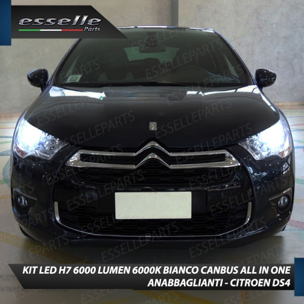 Kit Full LED Coppia H7 Ultra Compatta 6000 Lumen Anabbaglianti Per CITROEN DS4