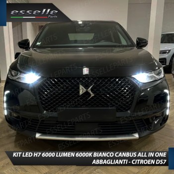 Kit Full LED Coppia H7 Ultra Compatta 6000 Lumen Abbaglianti Per CITROEN DS7