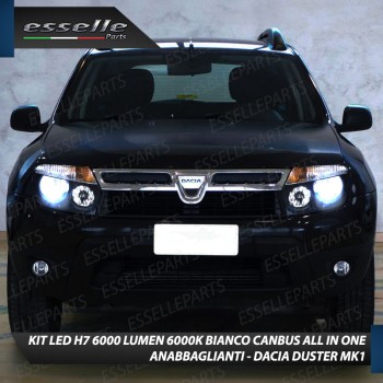 Conversione fari Full LED Dacia Duster MK1 Pre‑Restyling