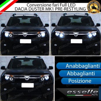 Conversione fari Full LED Dacia Duster MK1 Pre‑Restyling