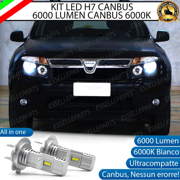 Kit Full LED H7 6000 lumen Duster MK1 Pre‑Restyling