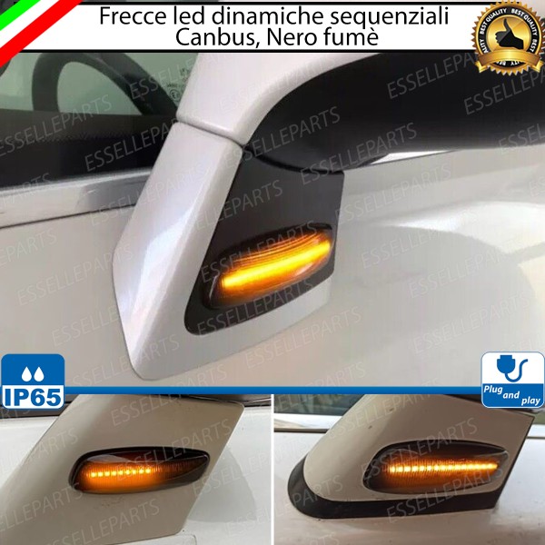 Placchette Dinamiche Laterali NERE a led per frecce specifiche Fiat Ulysse