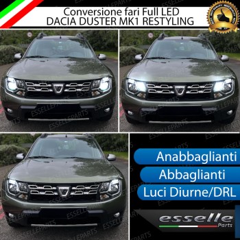 Conversione Fari Full LED per DACIA DUSTER MK1 RESTYLING