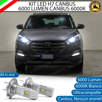 Kit Full LED Coppia H7 Ultra Compatta 6000 Lumen Abbaglianti Hyundai Tucson mk3 pre-restyling Kit Full LED Coppia H7 Ultra Compatta 6000 Lumen Abbaglianti Hyundai Tucson mk3 pre-restyling