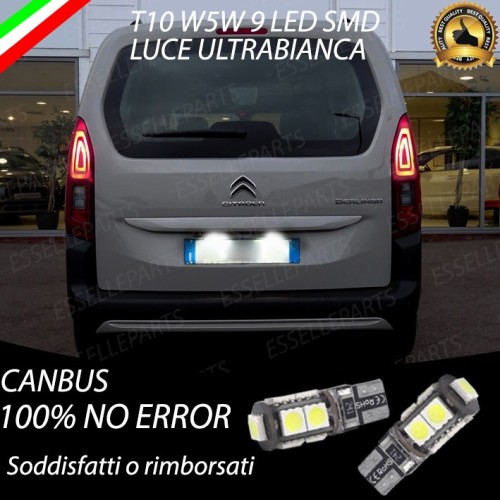 Luci Targa 9 LED per Citroen Berlingo MK3 Canbus Bianco