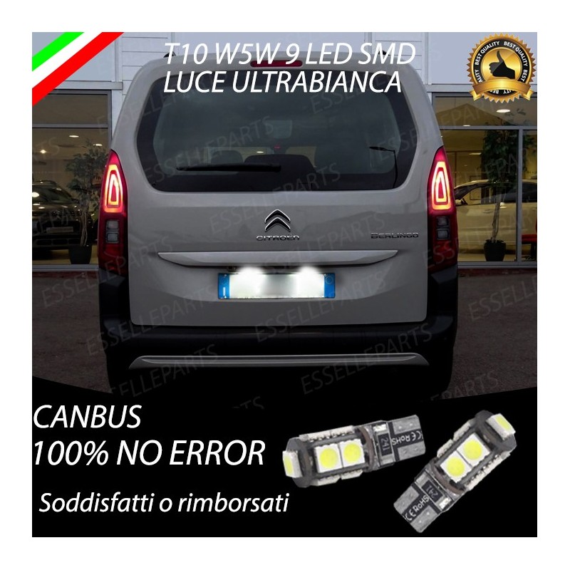 Test e montaggio Luci Targa Led No errore Canbus