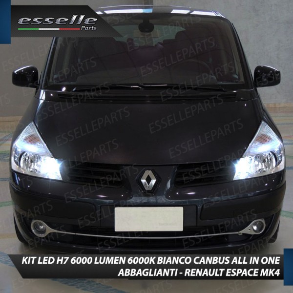 Kit Full LED coppia H7 6000 LUMEN Abbaglianti Specifici per RENAULT ESPACE MK4