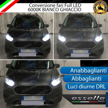 Conversione Fari Full LED Ford Tourneo Courier 6000K Bianco