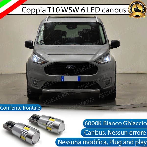 Luci posizione T10 W5W 6 LED Canbus FORD TOURNEO CONNECT II