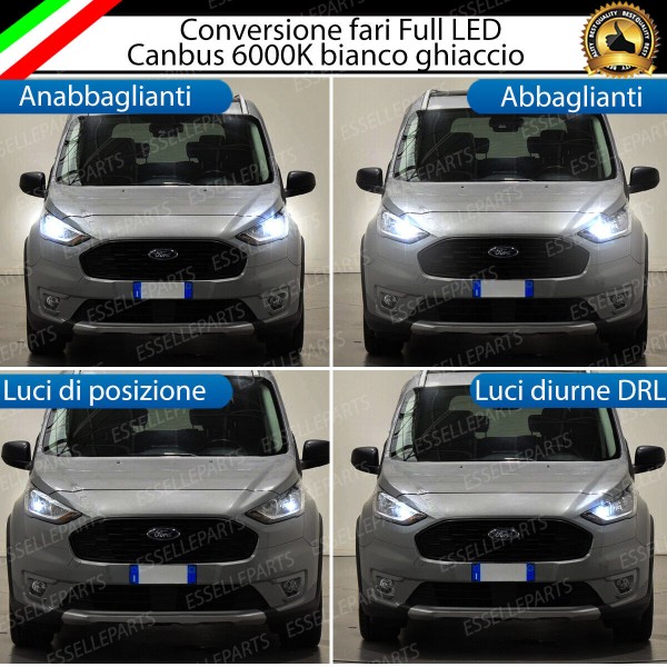 Conversione Fari Full LED 6000K bianco FORD Tourneo Connect 2
