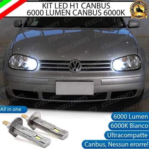 Kit Full LED coppia H1 - ULTRA COMPATTA - 6000 LUMEN abbaglianti per VOLKSWAGEN GOLF MK4