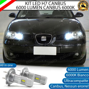 Kit Full LED Coppia H7 Ultra Compatta 6000 Lumen Abbaglianti Per SEAT IBIZA 6L Kit Full LED Coppia H7 Ultra Compatta 6000 Lumen Abbaglianti Per SEAT IBIZA 6L