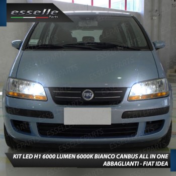 Kit Full LED coppia H1 - ULTRA COMPATTA - 6000 LUMEN abbaglianti per FIAT IDEA