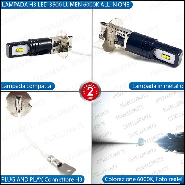 Lampada a LED H3 3500 LM per VESPA 150 ET4 2002-2004