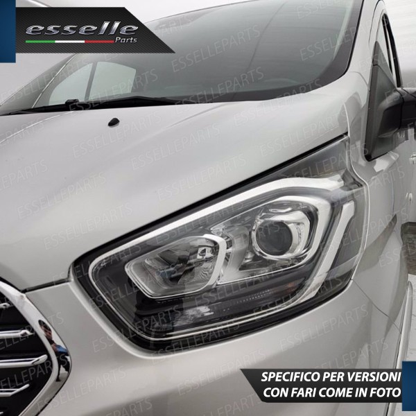 Kit Full LED H1 Abbaglianti 6000 Lumen 6000K bianco FORD TOURNEO CUSTOM con fari lenticolari