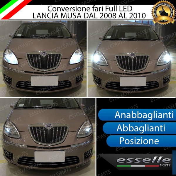 Conversione Fari Full LED per LANCIA MUSA DAL 2008 AL 2010