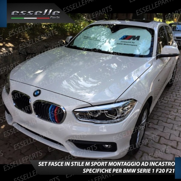 Set Cover per Calandra in stile M Sport BMW SERIE 1 F20 F21 con calandra 11 LINEE