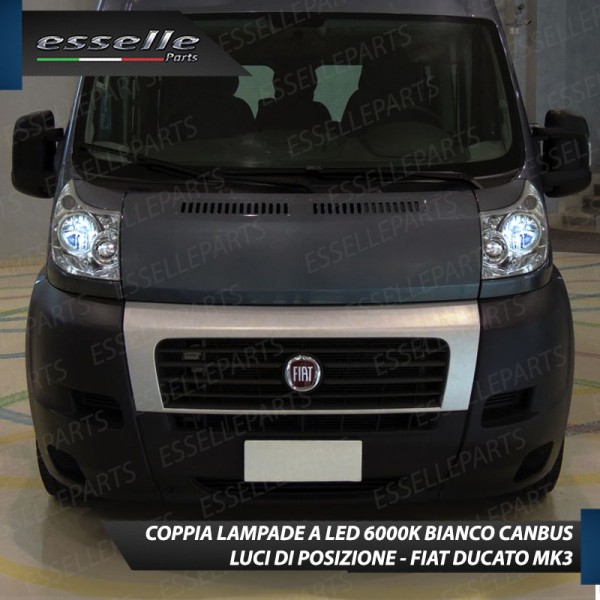 Lampade T10 Canbus W5W 5 LED luci posizione FIAT DUCATO MK3