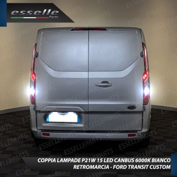 Luci Retromarcia 15 LED Transit Custom CON LENTE FRONTALE